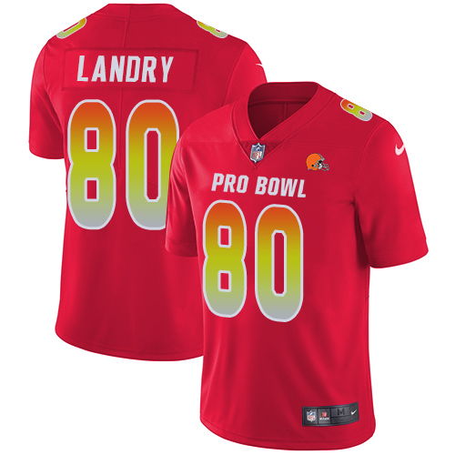 Nike Browns #80 Jarvis Landry Red Youth Stitched NFL Limited AFC 2019 Pro Bowl Jersey Nike Browns #80 Jarvis Landry Red Youth Stitched NFL Limited AFC 2019 Pro Bowl Jersey