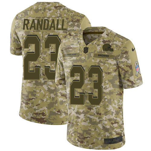 Nike Browns #23 Damarious Randall Camo Youth Stitched NFL Limited 2018 Salute to Service Jersey Nike Browns #23 Damarious Randall Camo Youth Stitched NFL Limited 2018 Salute to Service Jersey