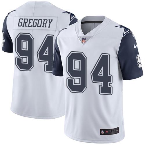 Nike Cowboys #94 Randy Gregory White Youth Stitched NFL Limited Rush Jersey Nike Cowboys #94 Randy Gregory White Youth Stitched NFL Limited Rush Jersey