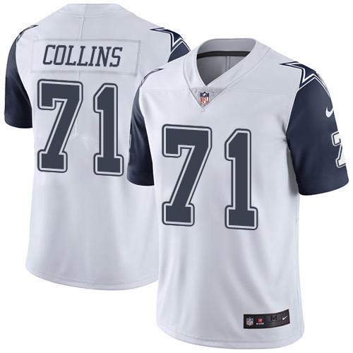 Nike Cowboys #71 La'el Collins White Youth Stitched NFL Limited Rush Jersey Nike Cowboys #71 La'el Collins White Youth Stitched NFL Limited Rush Jersey