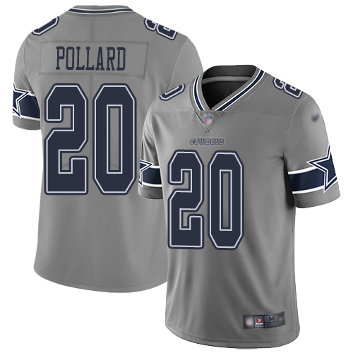 Nike Cowboys #20 Tony Pollard Gray Youth Stitched NFL Limited Inverted Legend Jersey Nike Cowboys #20 Tony Pollard Gray Youth Stitched NFL Limited Inverted Legend Jersey