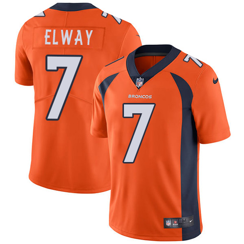 Nike Broncos #7 John Elway Orange Team Color Youth Stitched NFL Vapor Untouchable Limited Jersey Nike Broncos #7 John Elway Orange Team Color Youth Stitched NFL Vapor Untouchable Limited Jersey