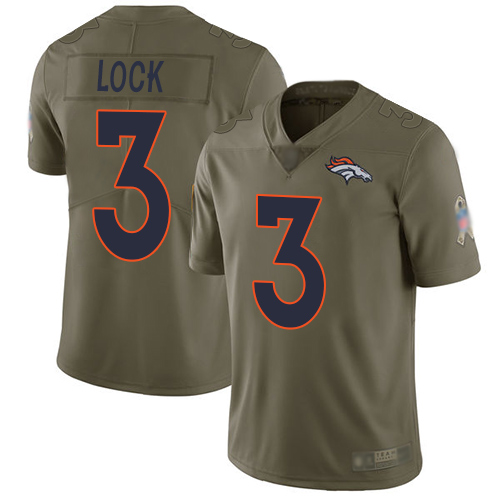 Nike Broncos #3 Drew Lock Olive Youth Stitched NFL Limited 2017 Salute to Service Jersey Nike Broncos #3 Drew Lock Olive Youth Stitched NFL Limited 2017 Salute to Service Jersey