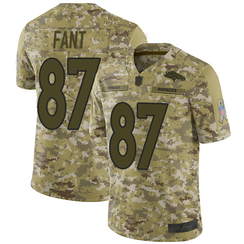 Nike Broncos #87 Noah Fant Camo Youth Stitched NFL Limited 2018 Salute to Service Jersey Nike Broncos #87 Noah Fant Camo Youth Stitched NFL Limited 2018 Salute to Service Jersey