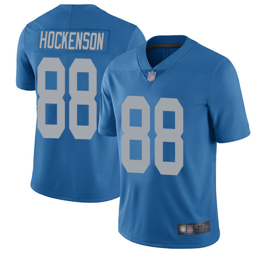 Nike Lions #88 T.J. Hockenson Blue Throwback Youth Stitched NFL Vapor Untouchable Limited Jersey Nike Lions #88 T.J. Hockenson Blue Throwback Youth Stitched NFL Vapor Untouchable Limited Jersey