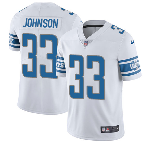 Nike Lions #33 Kerryon Johnson White Youth Stitched NFL Vapor Untouchable Limited Jersey Nike Lions #33 Kerryon Johnson White Youth Stitched NFL Vapor Untouchable Limited Jersey