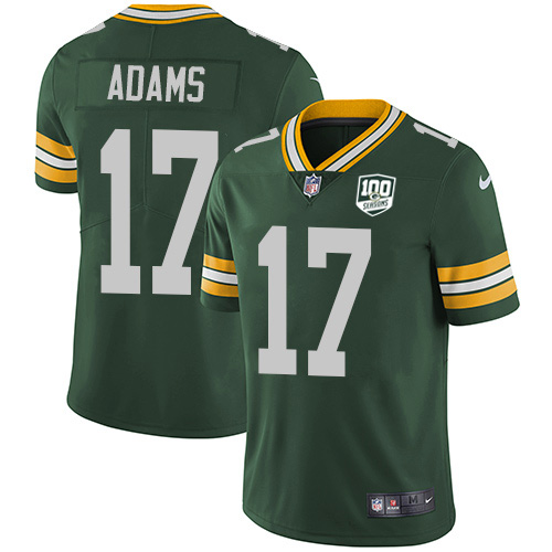 Nike Packers #17 Davante Adams Green Team Color Youth 100th Season Stitched NFL Vapor Untouchable Limited Jersey Nike Packers #17 Davante Adams Green Team Color Youth 100th Season Stitched NFL Vapor Untouchable Limited Jersey