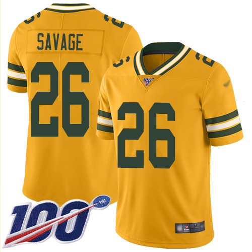 Nike Packers #26 Darnell Savage Yellow Youth Stitched NFL Limited Rush 100th Season Jersey Nike Packers #26 Darnell Savage Yellow Youth Stitched NFL Limited Rush 100th Season Jersey