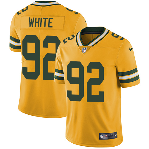 Nike Packers #92 Reggie White Yellow Youth Stitched NFL Limited Rush Jersey Nike Packers #92 Reggie White Yellow Youth Stitched NFL Limited Rush Jersey