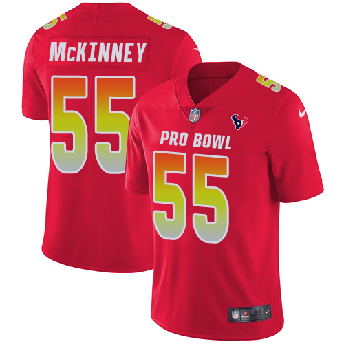 Nike Texans #55 Benardrick McKinney Red Youth Stitched NFL Limited AFC 2019 Pro Bowl Jersey Nike Texans #55 Benardrick McKinney Red Youth Stitched NFL Limited AFC 2019 Pro Bowl Jersey