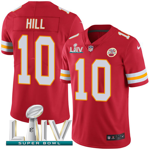 Nike Chiefs #10 Tyreek Hill Red Super Bowl LIV 2020 Team Color Youth Stitched NFL Vapor Untouchable Limited Jersey Nike Chiefs #10 Tyreek Hill Red Super Bowl LIV 2020 Team Color Youth Stitched NFL Vapor Untouchable Limited Jersey