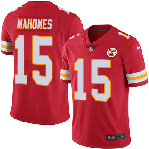 Nike Chiefs #15 Patrick Mahomes Red Team Color Youth Stitched NFL Vapor Untouchable Limited Jersey Nike Chiefs #15 Patrick Mahomes Red Team Color Youth Stitched NFL Vapor Untouchable Limited Jersey