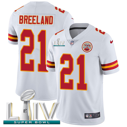 Nike Chiefs #21 Bashaud Breeland White Super Bowl LIV 2020 Youth Stitched NFL Vapor Untouchable Limited Jersey Nike Chiefs #21 Bashaud Breeland White Super Bowl LIV 2020 Youth Stitched NFL Vapor Untouchable Limited Jersey
