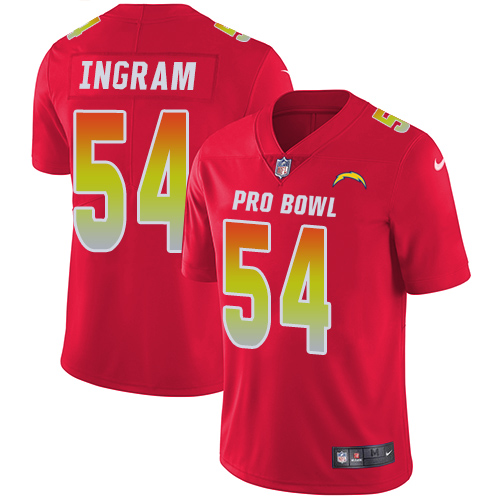 Nike Chargers #54 Melvin Ingram Red Youth Stitched NFL Limited AFC 2018 Pro Bowl Jersey Nike Chargers #54 Melvin Ingram Red Youth Stitched NFL Limited AFC 2018 Pro Bowl Jersey