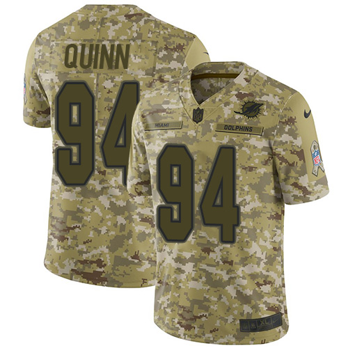 Nike Dolphins #94 Robert Quinn Camo Youth Stitched NFL Limited 2018 Salute to Service Jersey Nike Dolphins #94 Robert Quinn Camo Youth Stitched NFL Limited 2018 Salute to Service Jersey