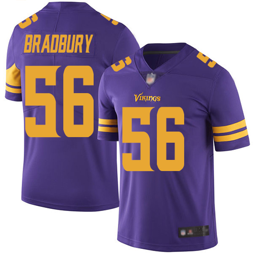 Nike Vikings #56 Garrett Bradbury Purple Youth Stitched NFL Limited Rush Jersey Nike Vikings #56 Garrett Bradbury Purple Youth Stitched NFL Limited Rush Jersey
