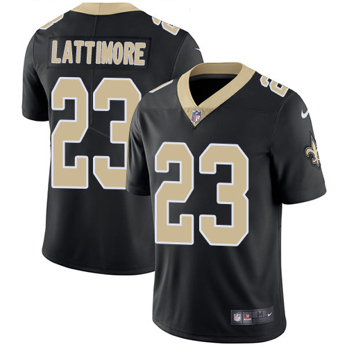 Nike Saints #23 Marshon Lattimore Black Team Color Youth Stitched NFL Vapor Untouchable Limited Jersey Nike Saints #23 Marshon Lattimore Black Team Color Youth Stitched NFL Vapor Untouchable Limited Jersey