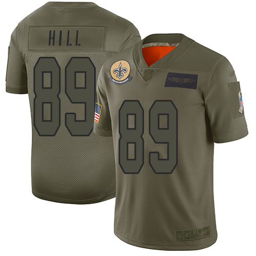 Nike Saints #89 Josh Hill Camo Youth Stitched NFL Limited 2019 Salute to Service Jersey Nike Saints #89 Josh Hill Camo Youth Stitched NFL Limited 2019 Salute to Service Jersey