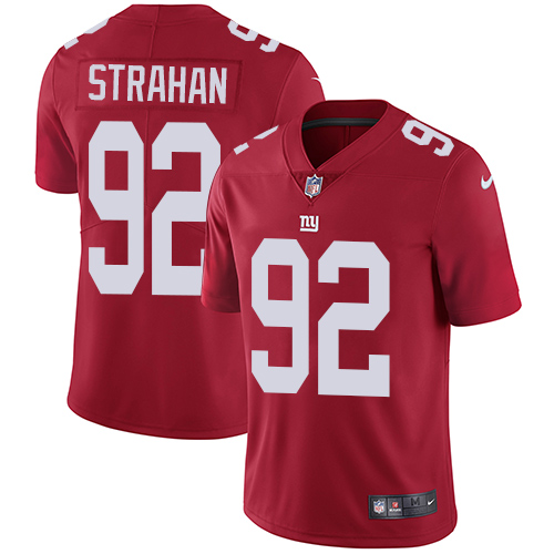 Nike Giants #92 Michael Strahan Red Alternate Youth Stitched NFL Vapor Untouchable Limited Jersey Nike Giants #92 Michael Strahan Red Alternate Youth Stitched NFL Vapor Untouchable Limited Jersey