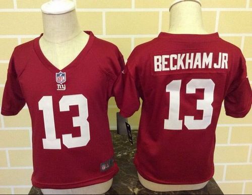 Toddler Nike Giants #13 Odell Beckham Jr Red Alternate Stitched NFL Elite Jersey Toddler Nike Giants #13 Odell Beckham Jr Red Alternate Stitched NFL Elite Jersey