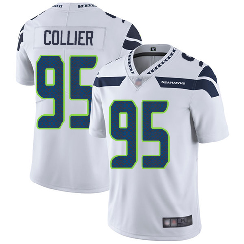 Nike Seahawks #95 L.J. Collier White Youth Stitched NFL Vapor Untouchable Limited Jersey Nike Seahawks #95 L.J. Collier White Youth Stitched NFL Vapor Untouchable Limited Jersey