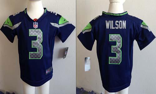 Toddler Nike Seahawks #3 Russell Wilson Steel Blue Team Color Stitched NFL Elite Jersey Toddler Nike Seahawks #3 Russell Wilson Steel Blue Team Color Stitched NFL Elite Jersey
