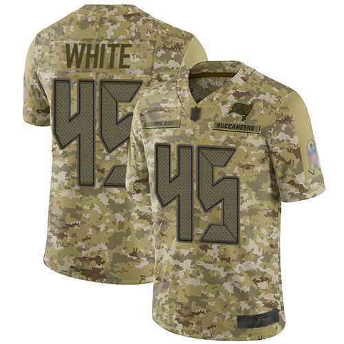 Nike Buccaneers #45 Devin White Camo Youth Stitched NFL Limited 2018 Salute to Service Jersey Nike Buccaneers #45 Devin White Camo Youth Stitched NFL Limited 2018 Salute to Service Jersey