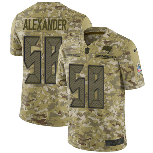 Nike Buccaneers #58 Kwon Alexander Camo Youth Stitched NFL Limited 2018 Salute to Service Jersey Nike Buccaneers #58 Kwon Alexander Camo Youth Stitched NFL Limited 2018 Salute to Service Jersey