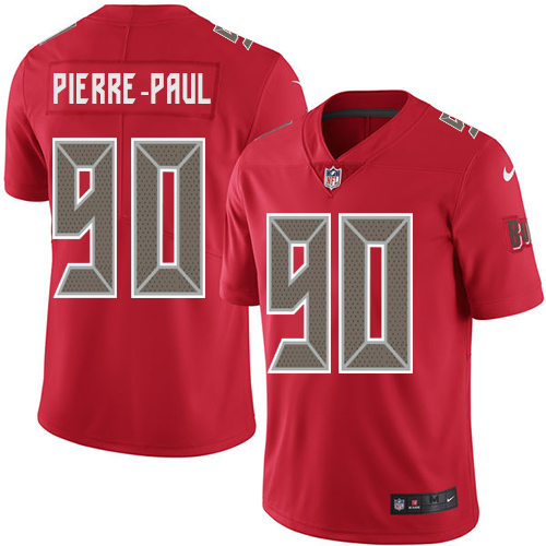 Nike Buccaneers #90 Jason Pierre-Paul Red Youth Stitched NFL Limited Rush Jersey Nike Buccaneers #90 Jason Pierre-Paul Red Youth Stitched NFL Limited Rush Jersey
