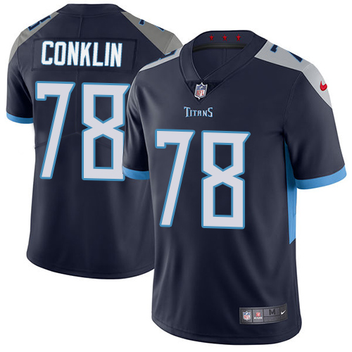Nike Titans #78 Jack Conklin Navy Blue Team Color Youth Stitched NFL Vapor Untouchable Limited Jersey Nike Titans #78 Jack Conklin Navy Blue Team Color Youth Stitched NFL Vapor Untouchable Limited Jersey
