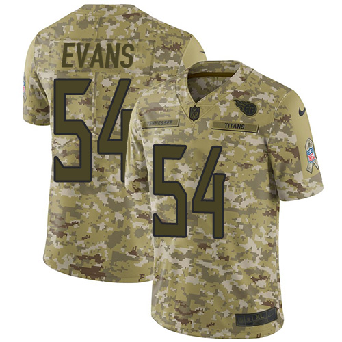 Nike Titans #54 Rashaan Evans Camo Youth Stitched NFL Limited 2018 Salute to Service Jersey Nike Titans #54 Rashaan Evans Camo Youth Stitched NFL Limited 2018 Salute to Service Jersey