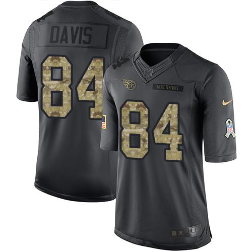 Nike Titans #84 Corey Davis Black Youth Stitched NFL Limited 2016 Salute to Service Jersey Nike Titans #84 Corey Davis Black Youth Stitched NFL Limited 2016 Salute to Service Jersey