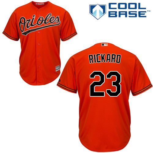 Orioles #23 Joey Rickard Orange Cool Base Stitched Youth MLB Jersey Orioles #23 Joey Rickard Orange Cool Base Stitched Youth MLB Jersey