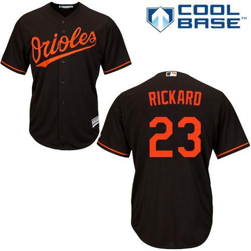 Orioles #23 Joey Rickard Black Cool Base Stitched Youth MLB Jersey Orioles #23 Joey Rickard Black Cool Base Stitched Youth MLB Jersey