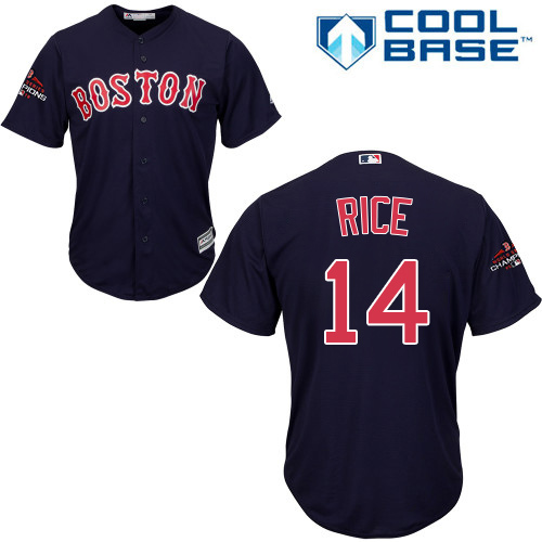 Red Sox #14 Jim Rice Navy Blue Cool Base 2018 World Series Champions Stitched Youth MLB Jersey Red Sox #14 Jim Rice Navy Blue Cool Base 2018 World Series Champions Stitched Youth MLB Jersey