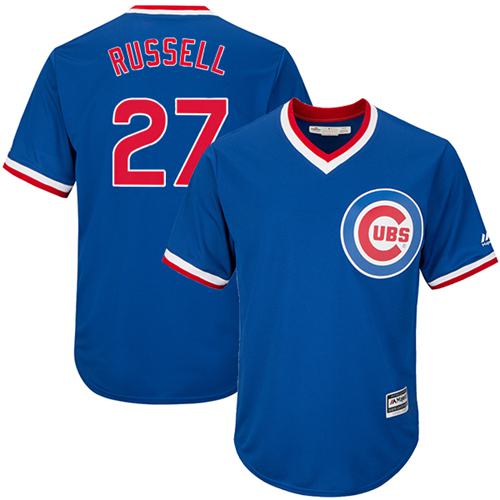 Cubs #27 Addison Russell Blue Cooperstown Stitched Youth MLB Jersey Cubs #27 Addison Russell Blue Cooperstown Stitched Youth MLB Jersey