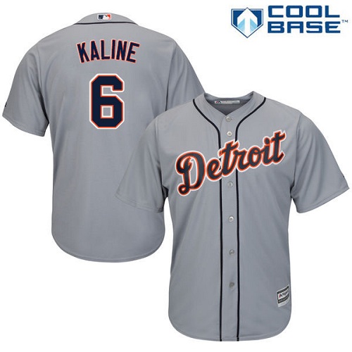 Tigers #6 Al Kaline Grey Cool Base Stitched Youth MLB Jersey Tigers #6 Al Kaline Grey Cool Base Stitched Youth MLB Jersey
