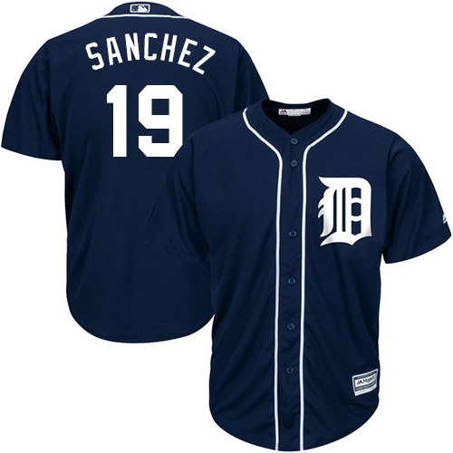 Tigers #19 Anibal Sanchez Navy Blue Cool Base Stitched Youth MLB Jersey Tigers #19 Anibal Sanchez Navy Blue Cool Base Stitched Youth MLB Jersey
