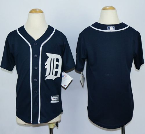 Tigers Blank Navy Blue Cool Base Stitched Youth MLB Jersey Tigers Blank Navy Blue Cool Base Stitched Youth MLB Jersey