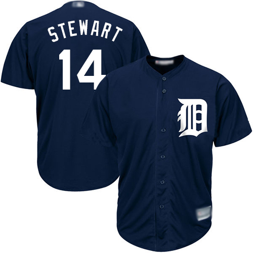 Tigers #14 Christin Stewart Navy Blue Cool Base Stitched Youth MLB Jersey Tigers #14 Christin Stewart Navy Blue Cool Base Stitched Youth MLB Jersey