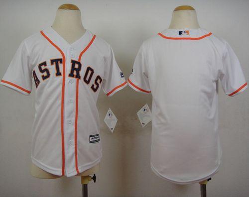 Astros Blank White Cool Base Stitched Youth MLB Jersey Astros Blank White Cool Base Stitched Youth MLB Jersey