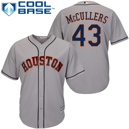 Astros #43 Lance McCullers Grey Cool Base Stitched Youth MLB Jersey Astros #43 Lance McCullers Grey Cool Base Stitched Youth MLB Jersey