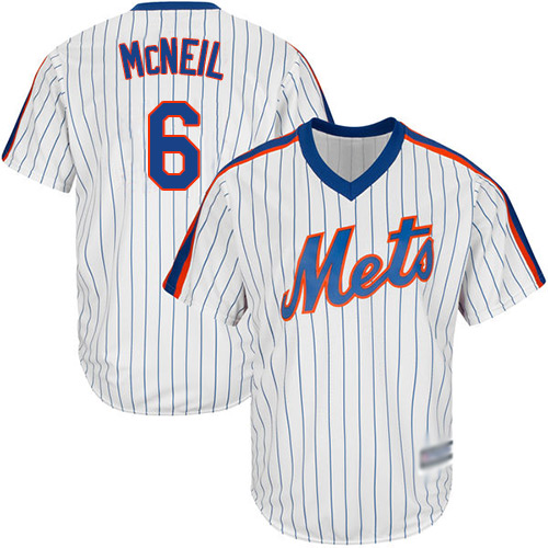 Mets #6 Jeff McNeil White(Blue Strip) Alternate Cool Base Stitched Youth MLB Jersey Mets #6 Jeff McNeil White(Blue Strip) Alternate Cool Base Stitched Youth MLB Jersey