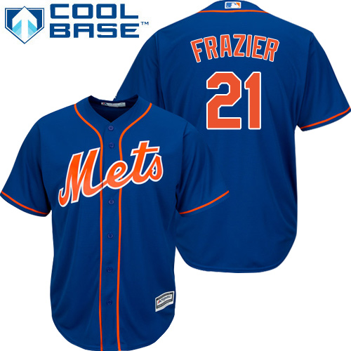 Mets #21 Todd Frazier Blue Cool Base Stitched Youth MLB Jersey Mets #21 Todd Frazier Blue Cool Base Stitched Youth MLB Jersey