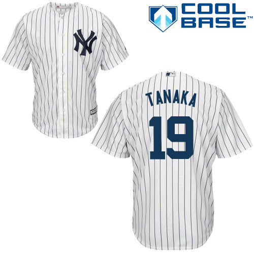 Yankees #19 Masahiro Tanaka White Stitched Youth MLB Jersey Yankees #19 Masahiro Tanaka White Stitched Youth MLB Jersey