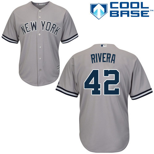 Yankees #42 Mariano Rivera Stitched Grey Youth MLB Jersey Yankees #42 Mariano Rivera Stitched Grey Youth MLB Jersey