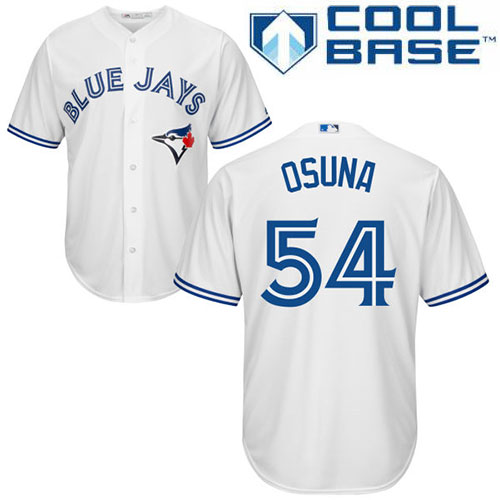 Blue Jays #54 Roberto Osuna White Cool Base Stitched Youth MLB Jersey Blue Jays #54 Roberto Osuna White Cool Base Stitched Youth MLB Jersey