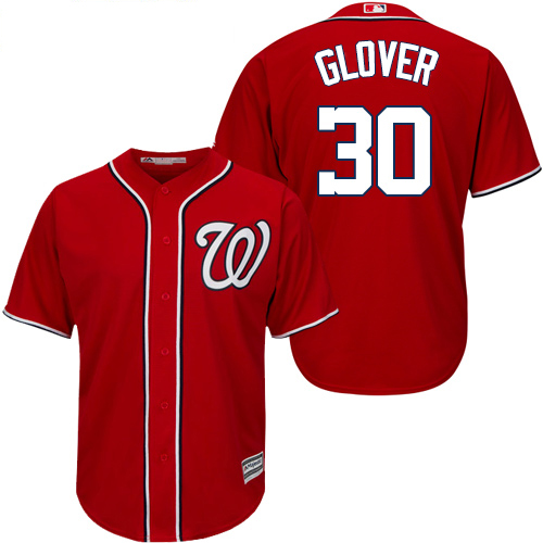 Nationals #30 Koda Glover Red New Cool Base Stitched Youth MLB Jersey Nationals #30 Koda Glover Red New Cool Base Stitched Youth MLB Jersey