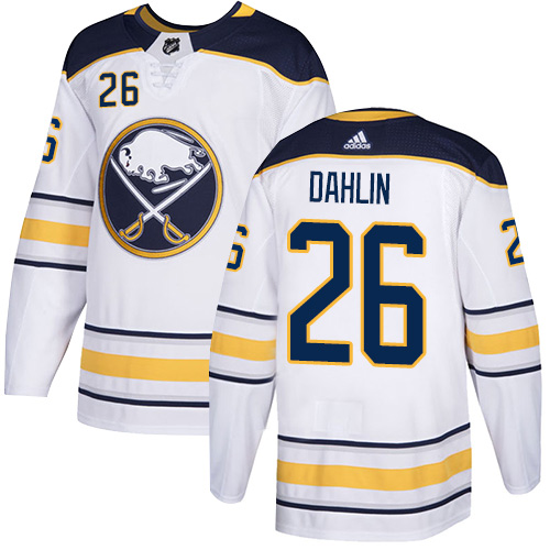 Adidas Sabres #26 Rasmus Dahlin White Road Authentic Youth Stitched NHL Jersey Adidas Sabres #26 Rasmus Dahlin White Road Authentic Youth Stitched NHL Jersey
