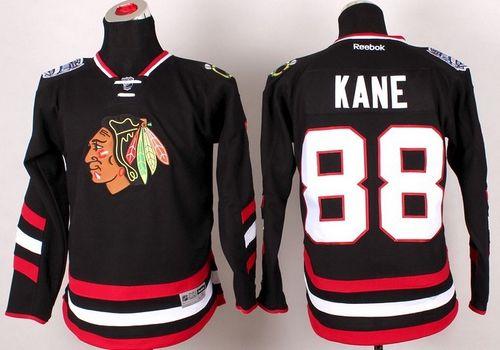 Blackhawks #88 Patrick Kane Black 2014 Stadium Series Stitched Youth NHL Jersey Blackhawks #88 Patrick Kane Black 2014 Stadium Series Stitched Youth NHL Jersey
